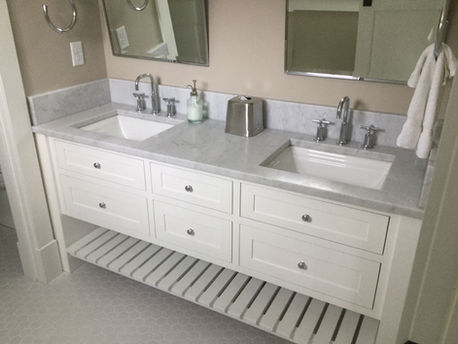 Large custom bathroom vanity